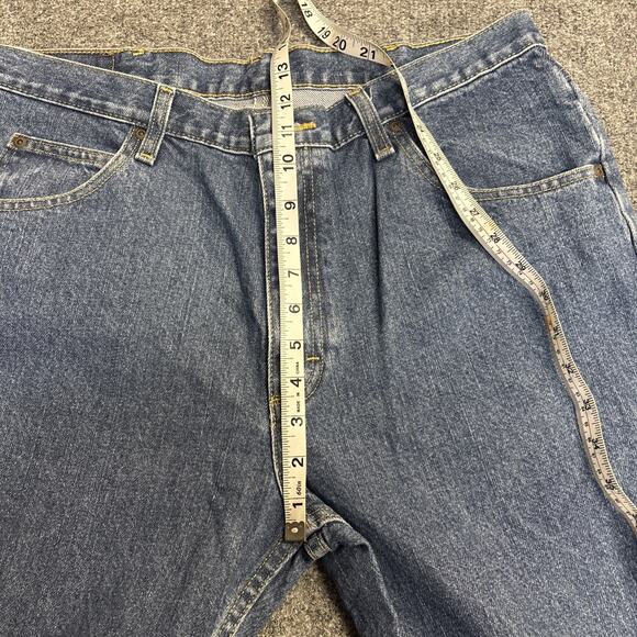 NWT Wrangler Five Star Premium Durable Cotton Relaxed Fit Jeans Men’s 35x32 - Picture 5 of 8